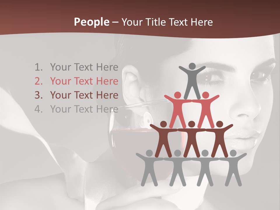 Health White Makeup PowerPoint Template