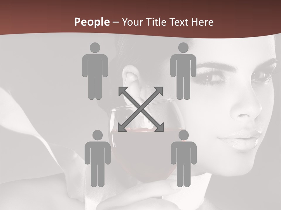 Health White Makeup PowerPoint Template