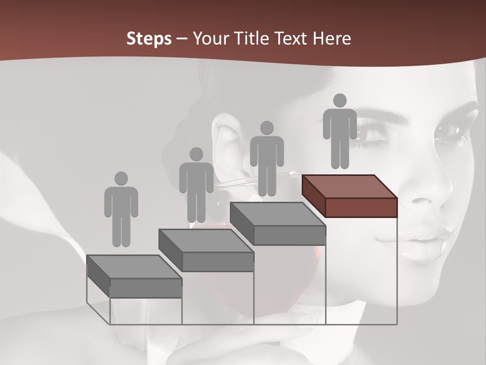 Health White Makeup PowerPoint Template