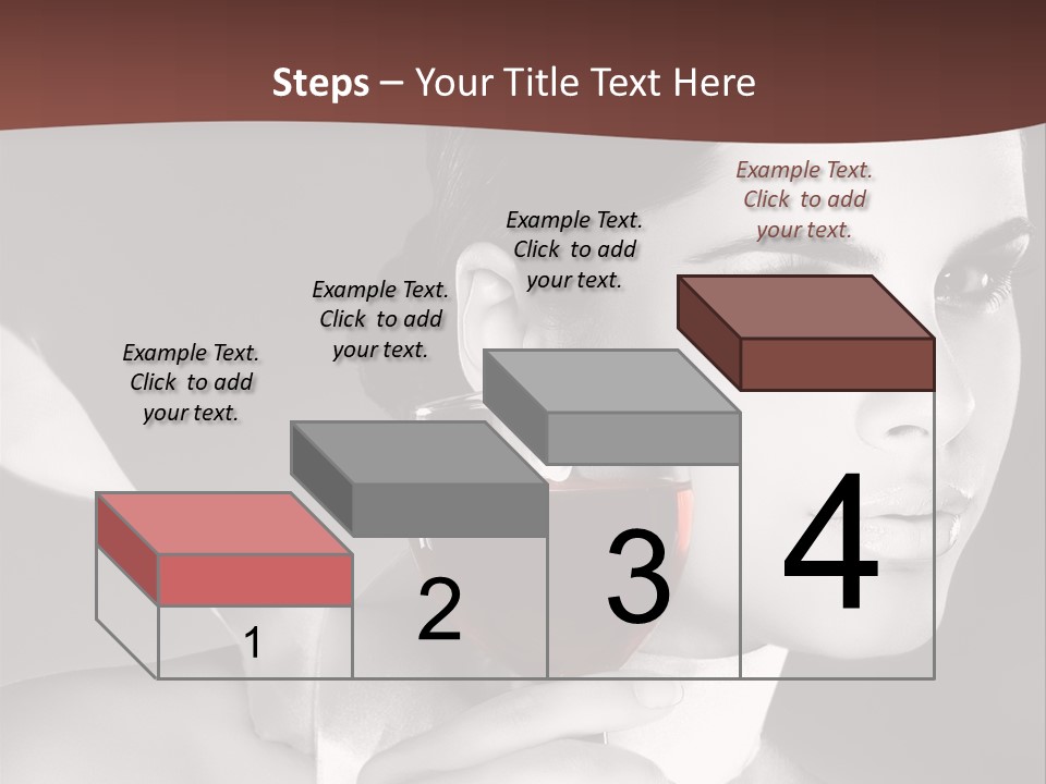 Health White Makeup PowerPoint Template