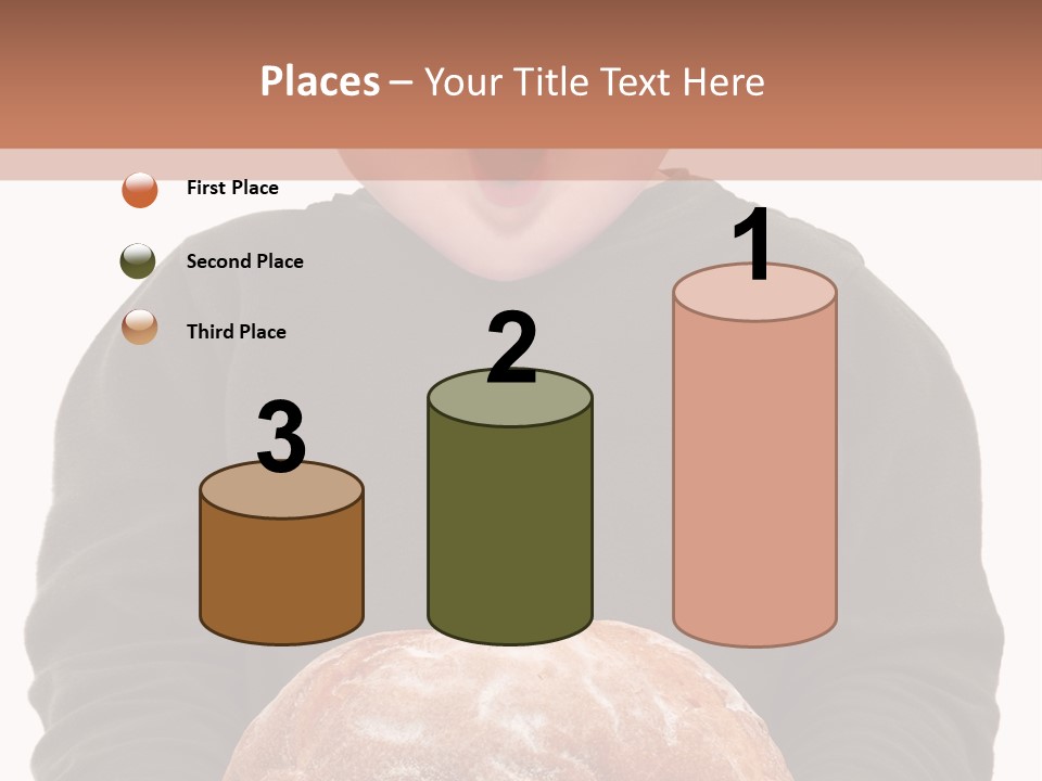 Overweight Happy Big PowerPoint Template