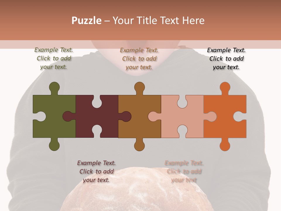 Overweight Happy Big PowerPoint Template