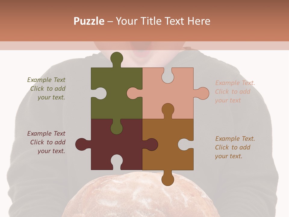 Overweight Happy Big PowerPoint Template