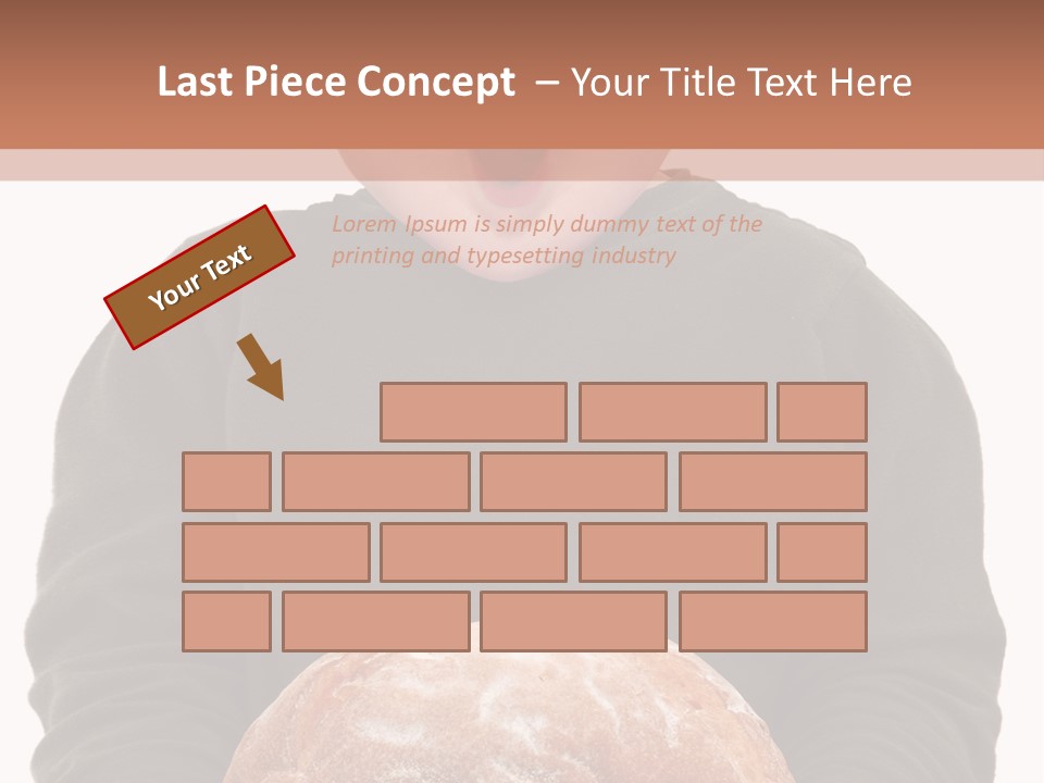 Overweight Happy Big PowerPoint Template