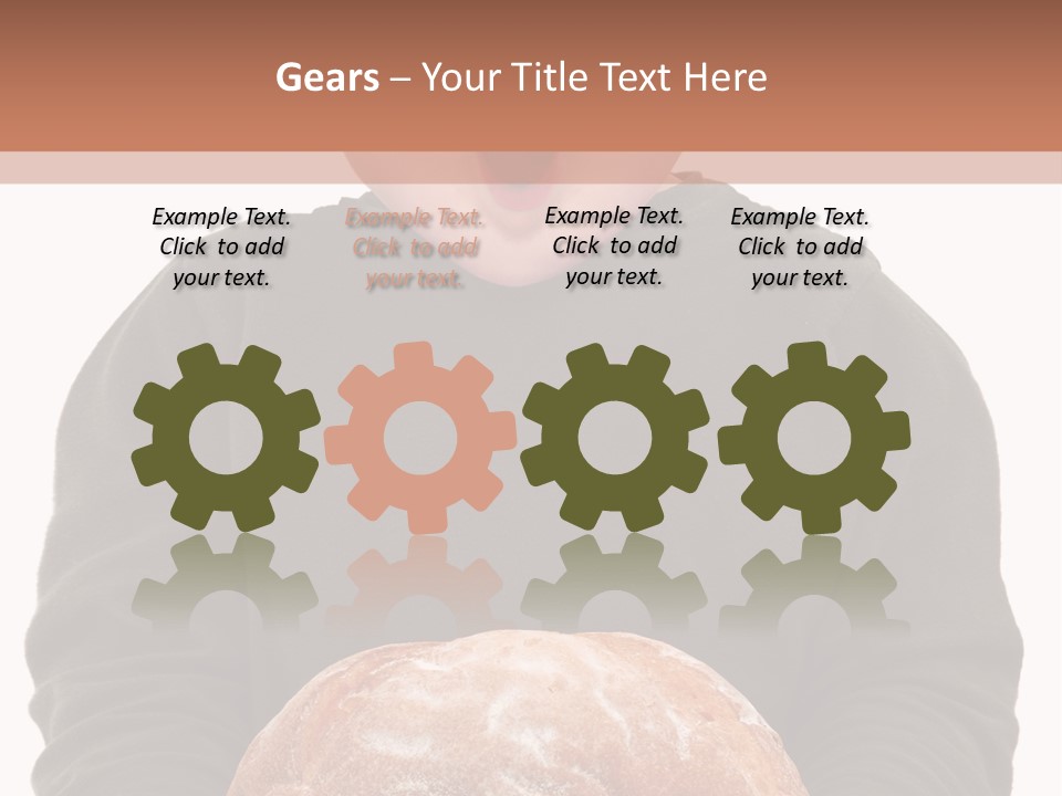 Overweight Happy Big PowerPoint Template