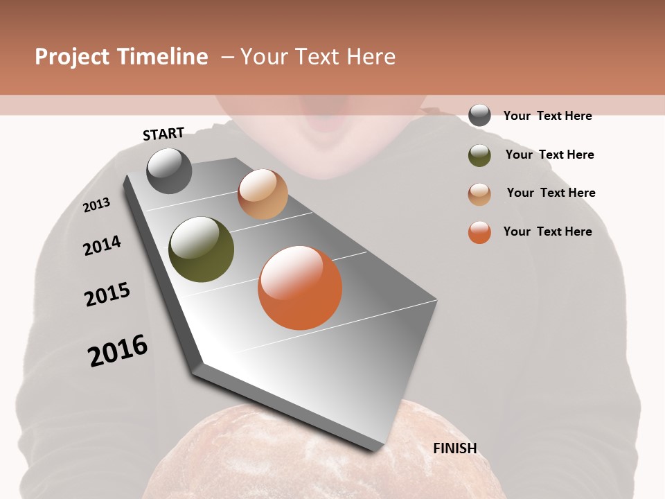 Overweight Happy Big PowerPoint Template