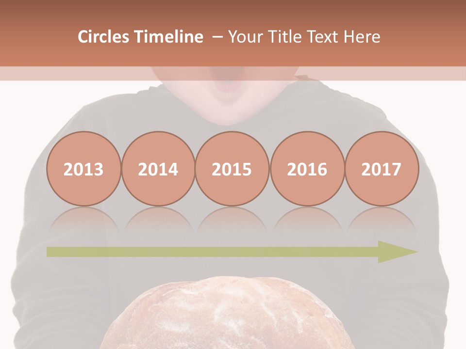 Overweight Happy Big PowerPoint Template