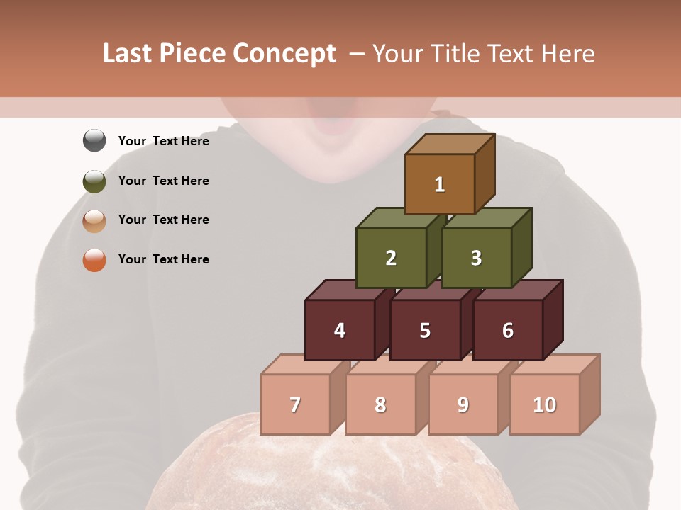 Overweight Happy Big PowerPoint Template