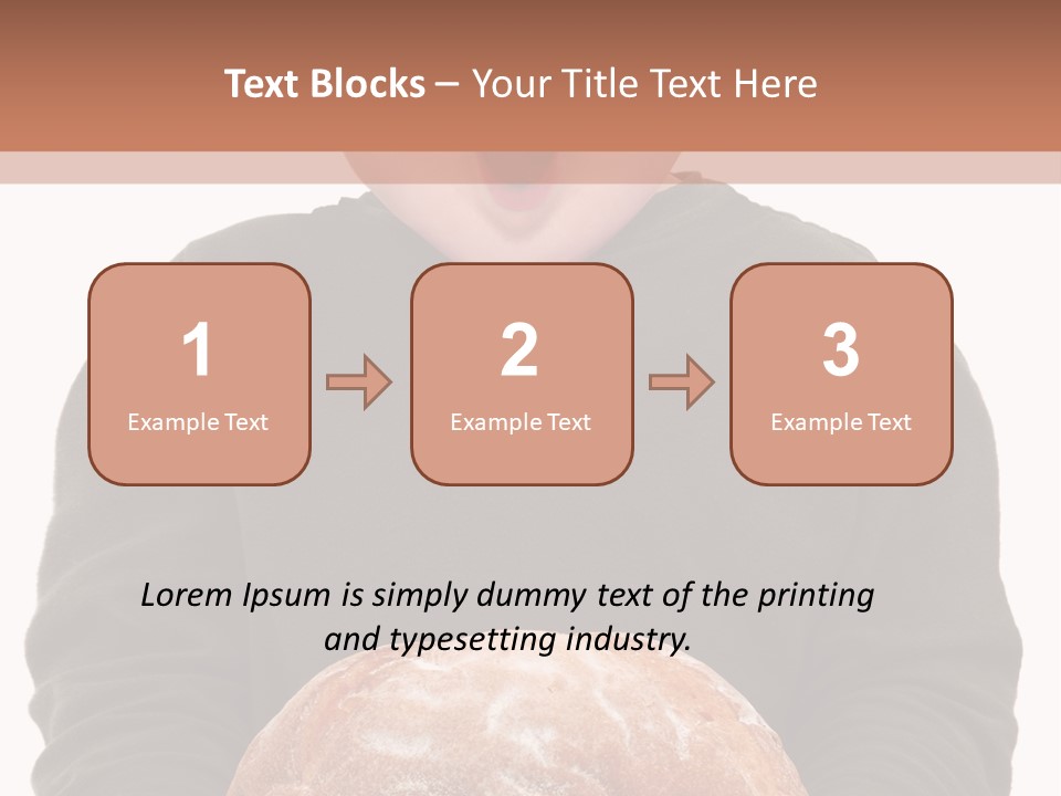 Overweight Happy Big PowerPoint Template