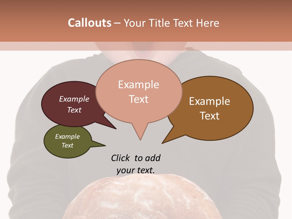 Overweight Happy Big PowerPoint Template