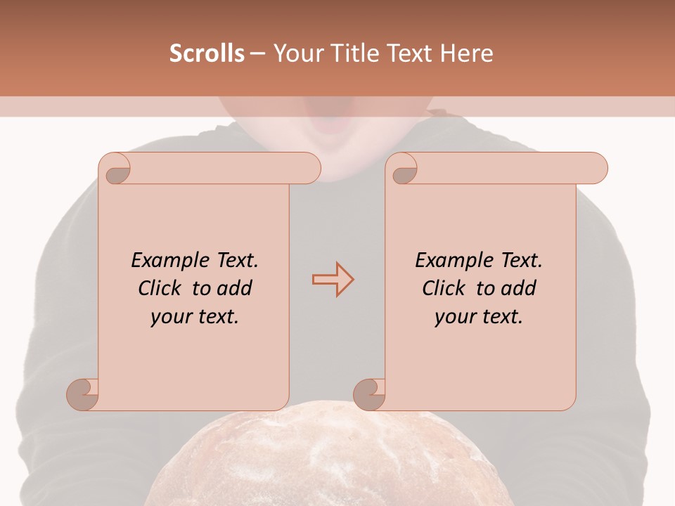 Overweight Happy Big PowerPoint Template