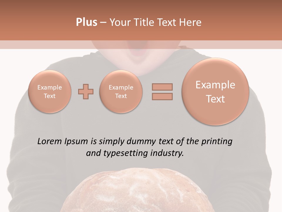 Overweight Happy Big PowerPoint Template