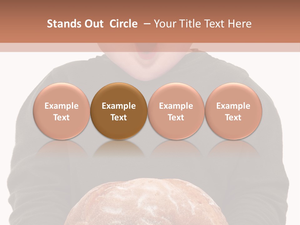 Overweight Happy Big PowerPoint Template