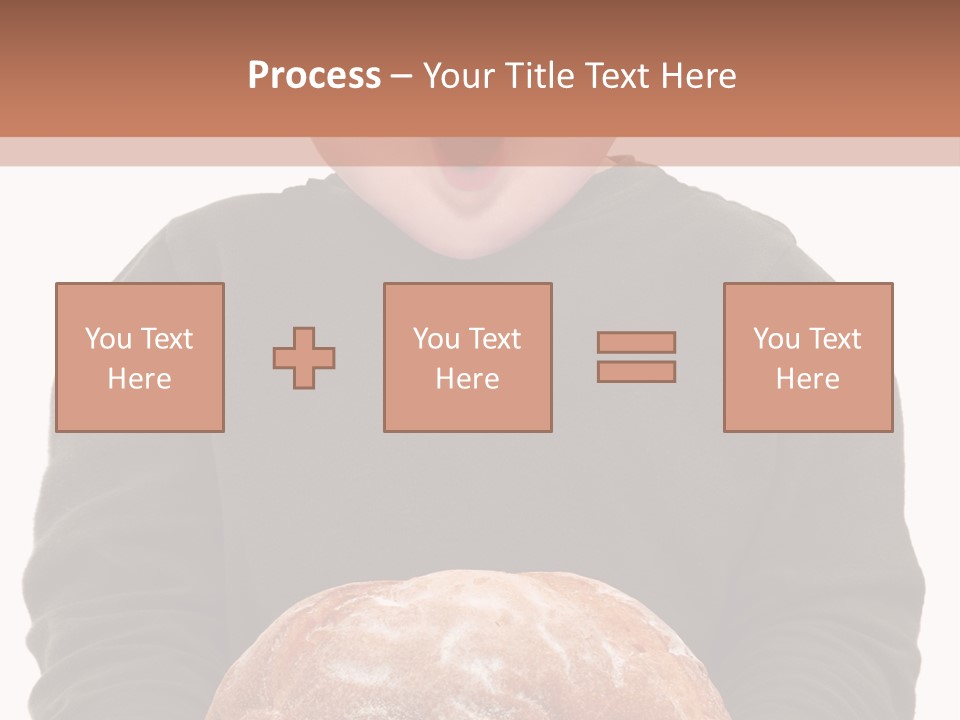 Overweight Happy Big PowerPoint Template