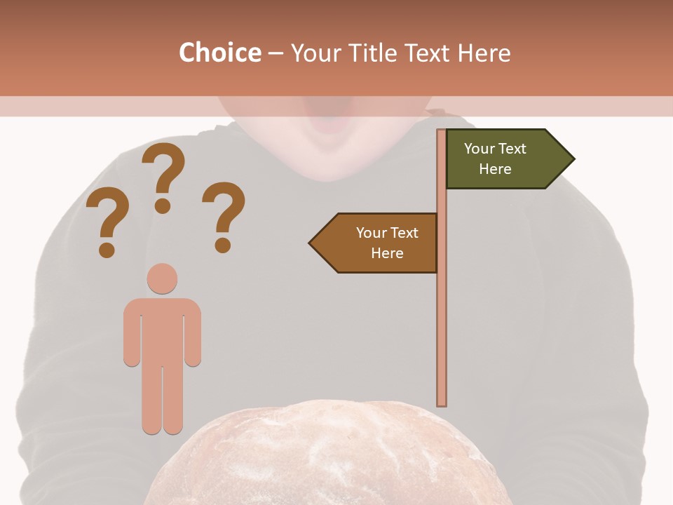 Overweight Happy Big PowerPoint Template