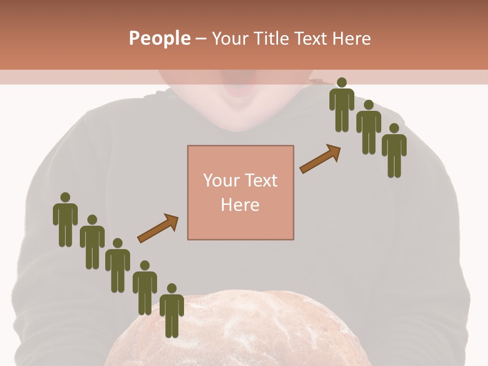 Overweight Happy Big PowerPoint Template