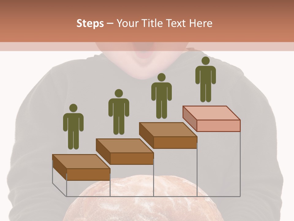 Overweight Happy Big PowerPoint Template