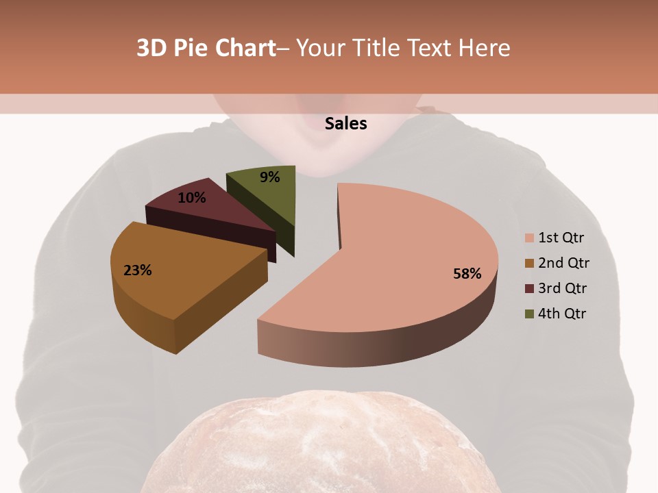 Overweight Happy Big PowerPoint Template
