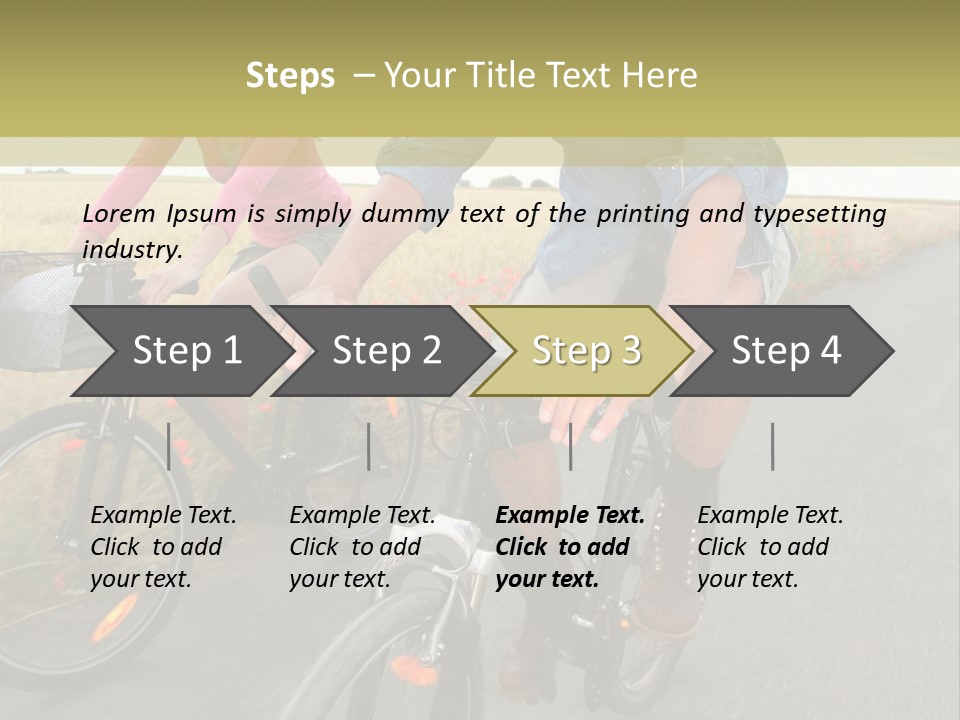 Man Holidays Summer PowerPoint Template