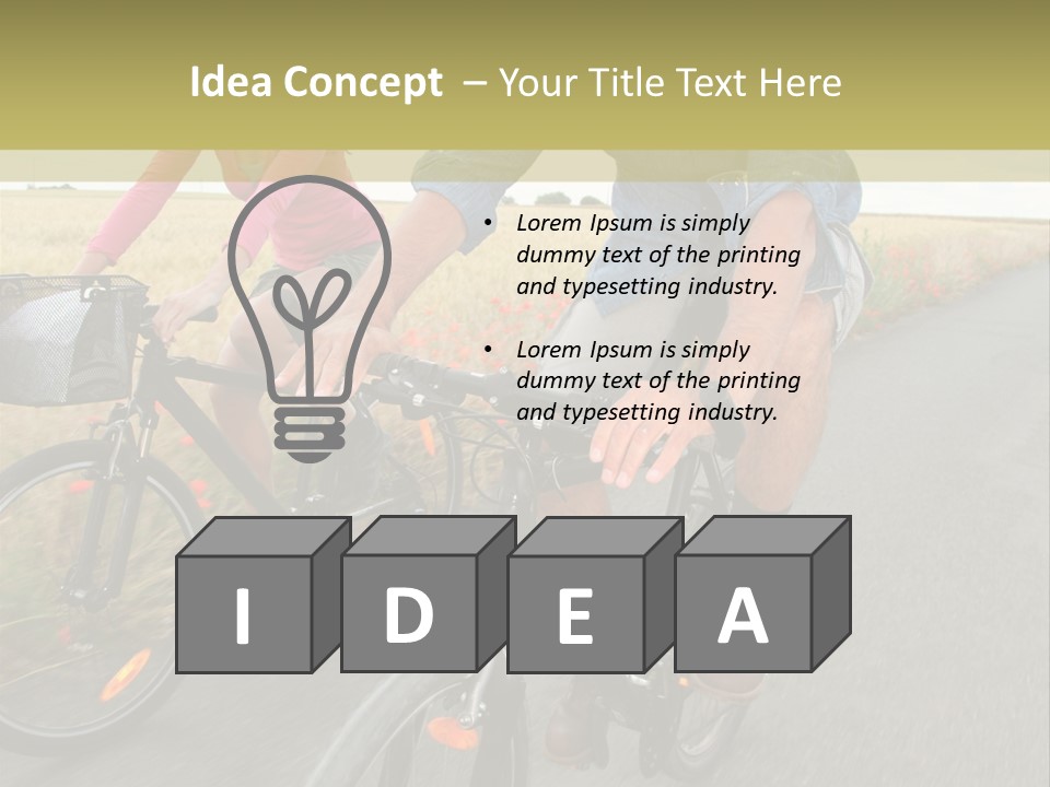 Man Holidays Summer PowerPoint Template