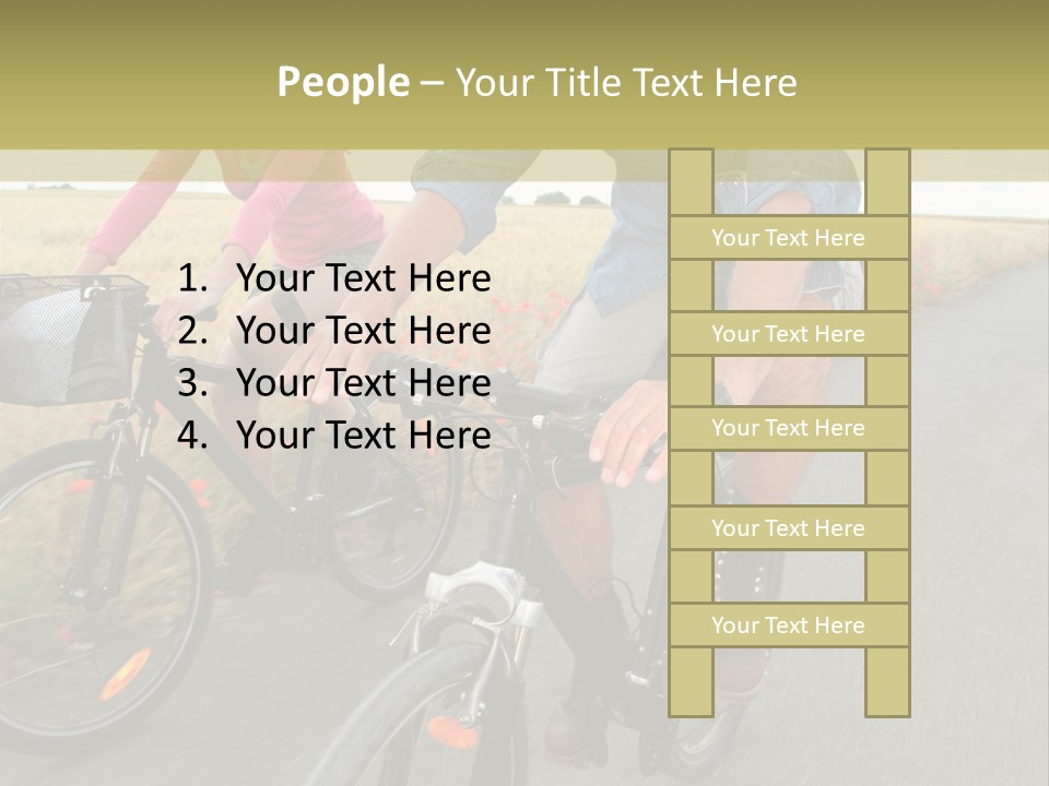 Man Holidays Summer PowerPoint Template