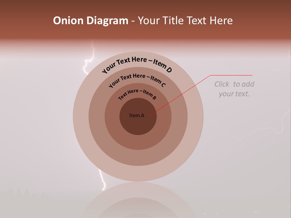 Flash Stormy Lightning Bolt PowerPoint Template