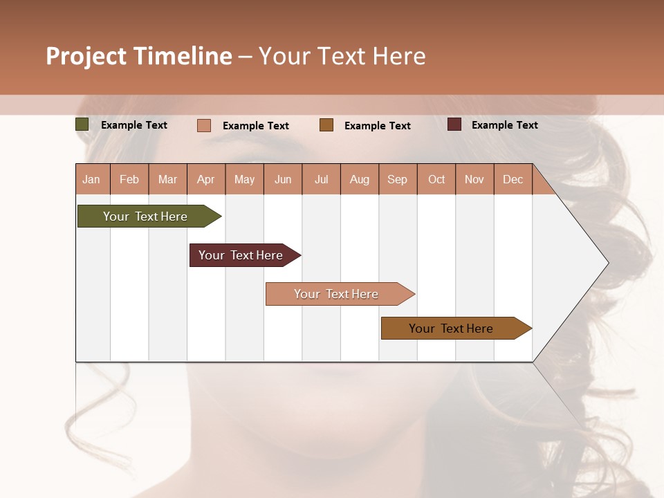 Cosmetic Beautiful Updo PowerPoint Template