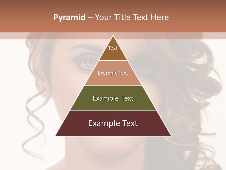 Cosmetic Beautiful Updo PowerPoint Template