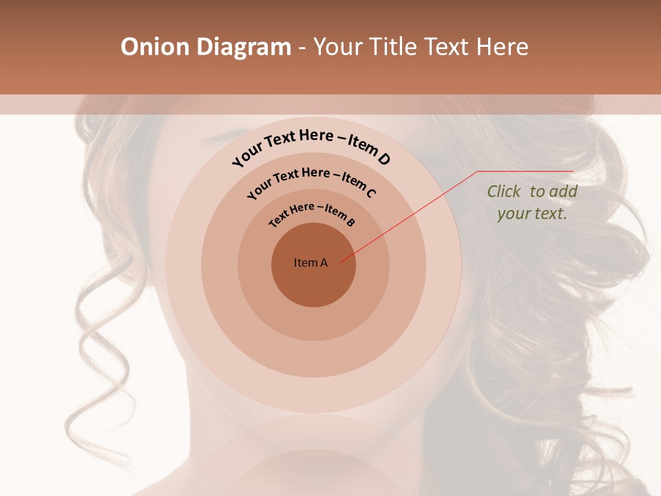 Cosmetic Beautiful Updo PowerPoint Template