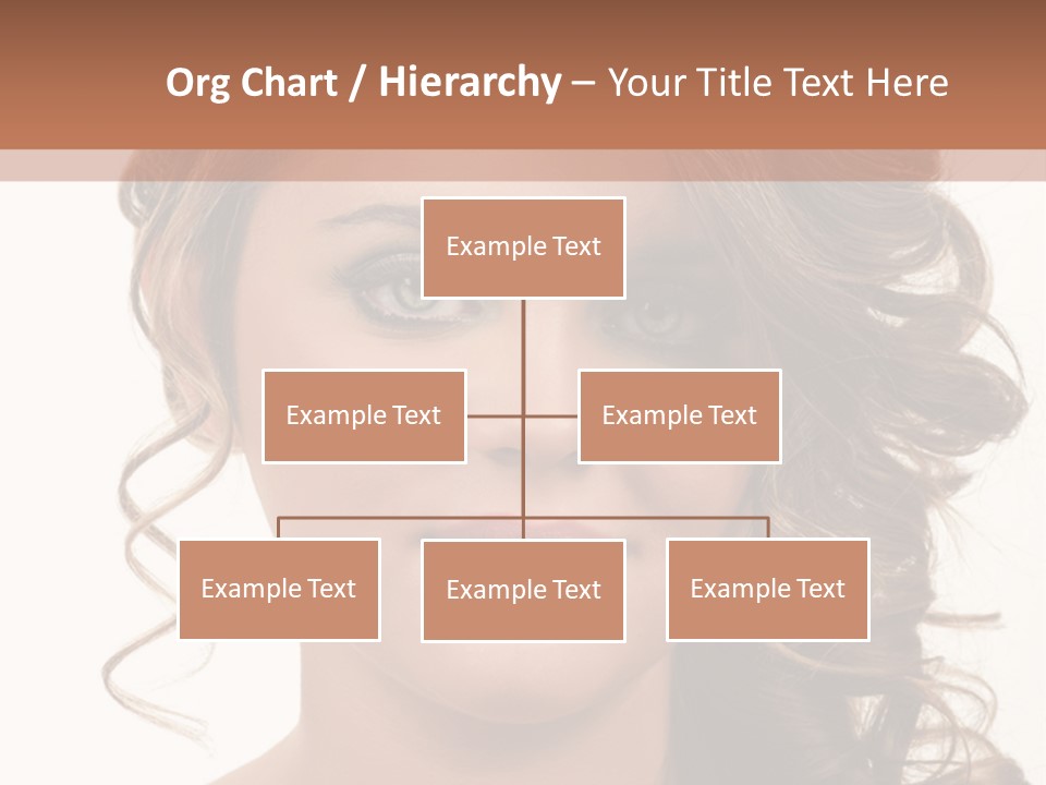 Cosmetic Beautiful Updo PowerPoint Template