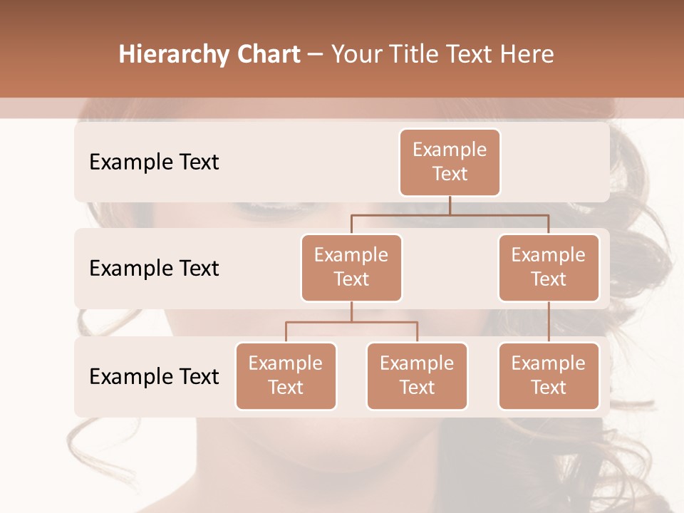 Cosmetic Beautiful Updo PowerPoint Template