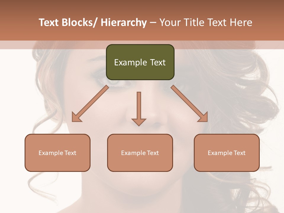 Cosmetic Beautiful Updo PowerPoint Template