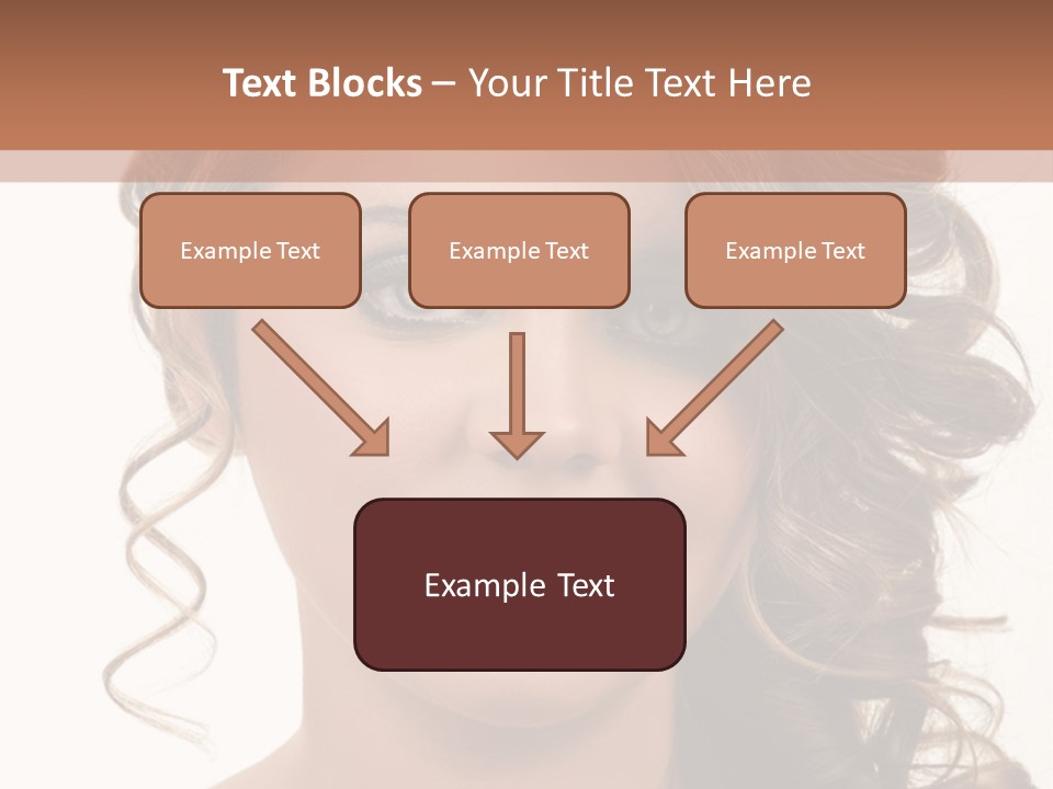 Cosmetic Beautiful Updo PowerPoint Template