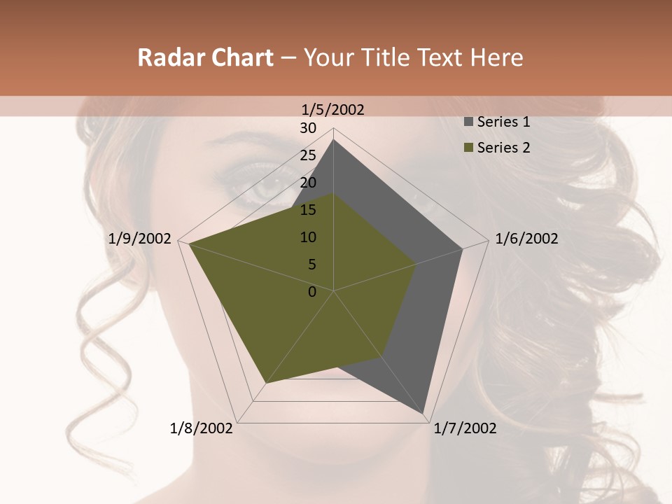 Cosmetic Beautiful Updo PowerPoint Template