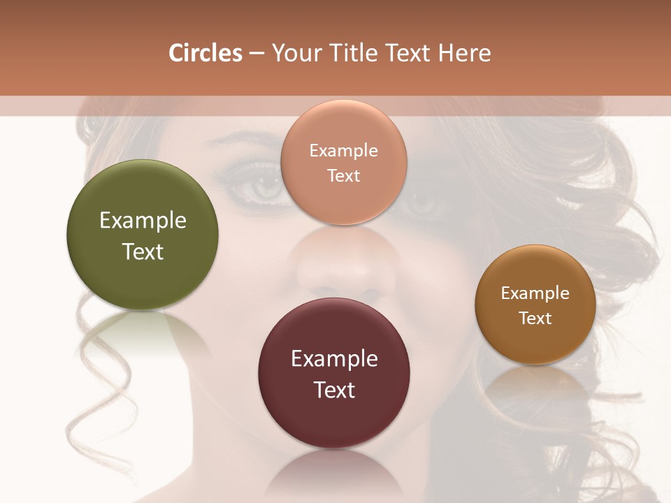 Cosmetic Beautiful Updo PowerPoint Template