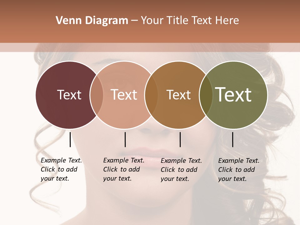 Cosmetic Beautiful Updo PowerPoint Template