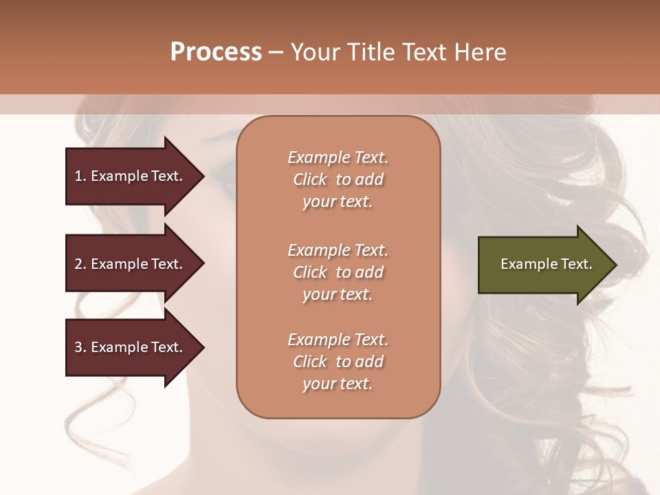 Cosmetic Beautiful Updo PowerPoint Template