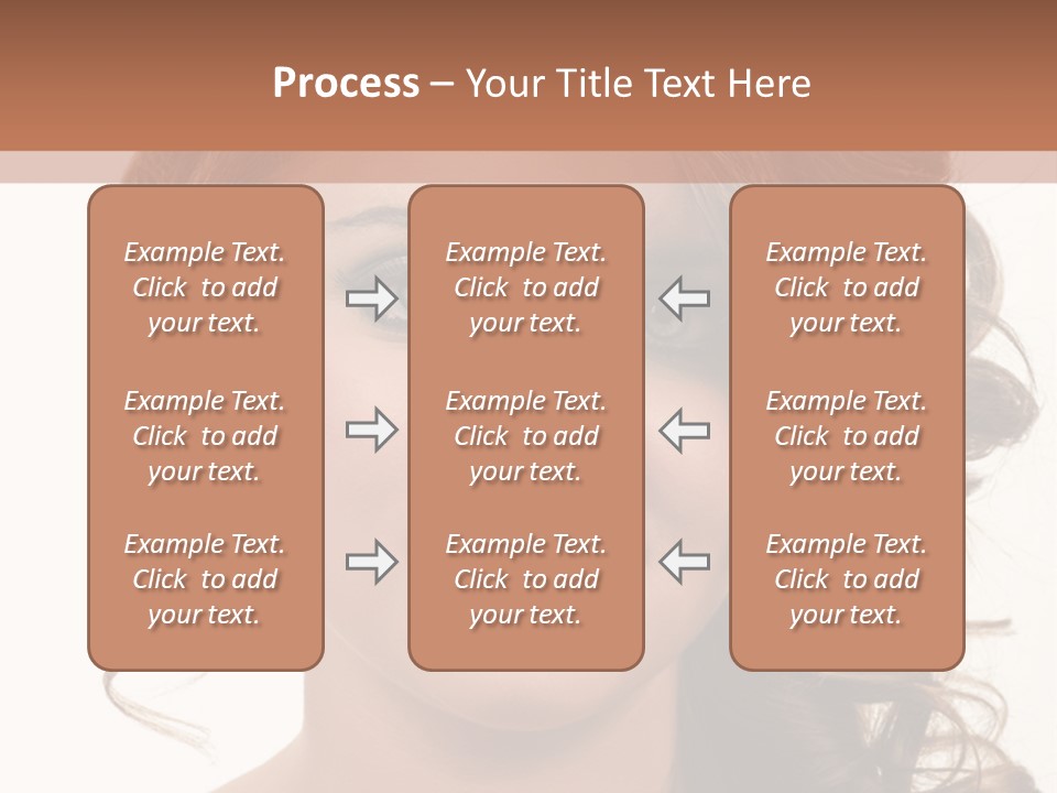 Cosmetic Beautiful Updo PowerPoint Template