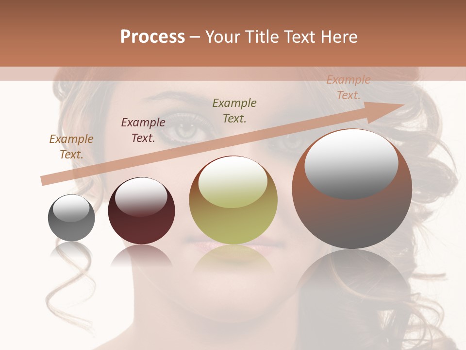 Cosmetic Beautiful Updo PowerPoint Template