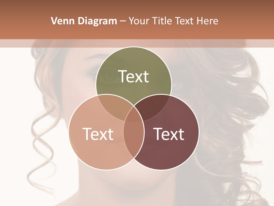 Cosmetic Beautiful Updo PowerPoint Template