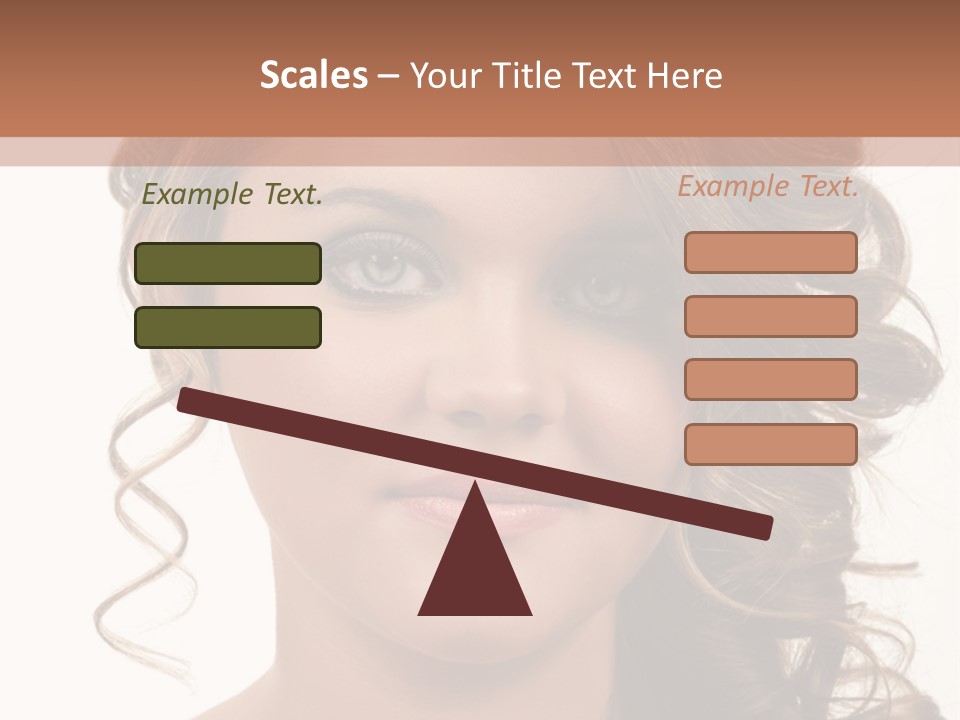 Cosmetic Beautiful Updo PowerPoint Template