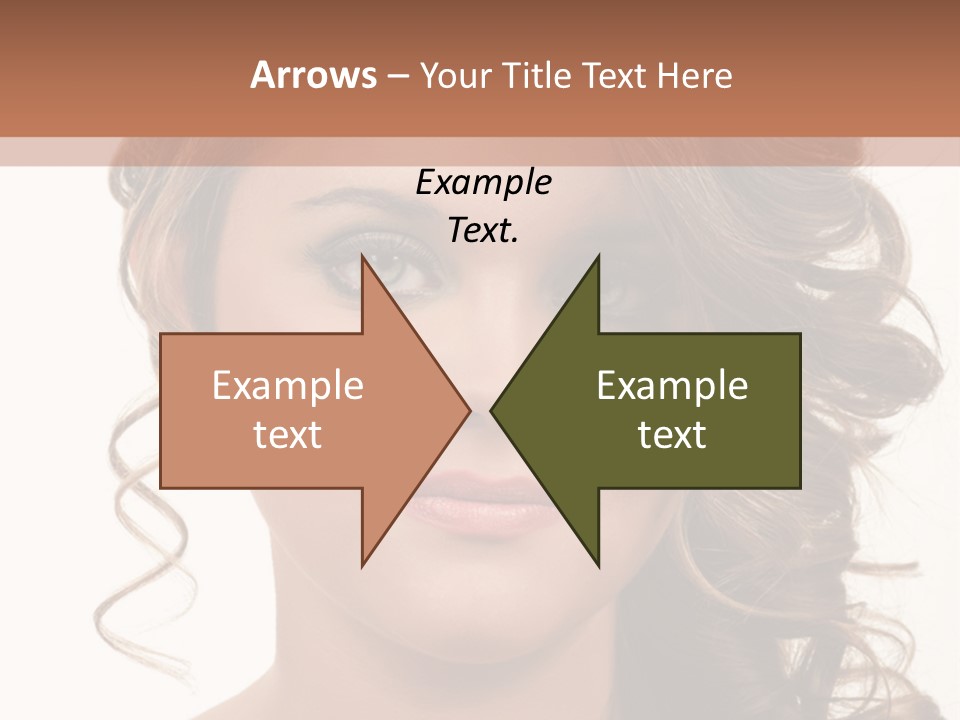 Cosmetic Beautiful Updo PowerPoint Template