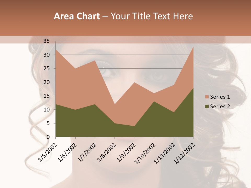 Cosmetic Beautiful Updo PowerPoint Template