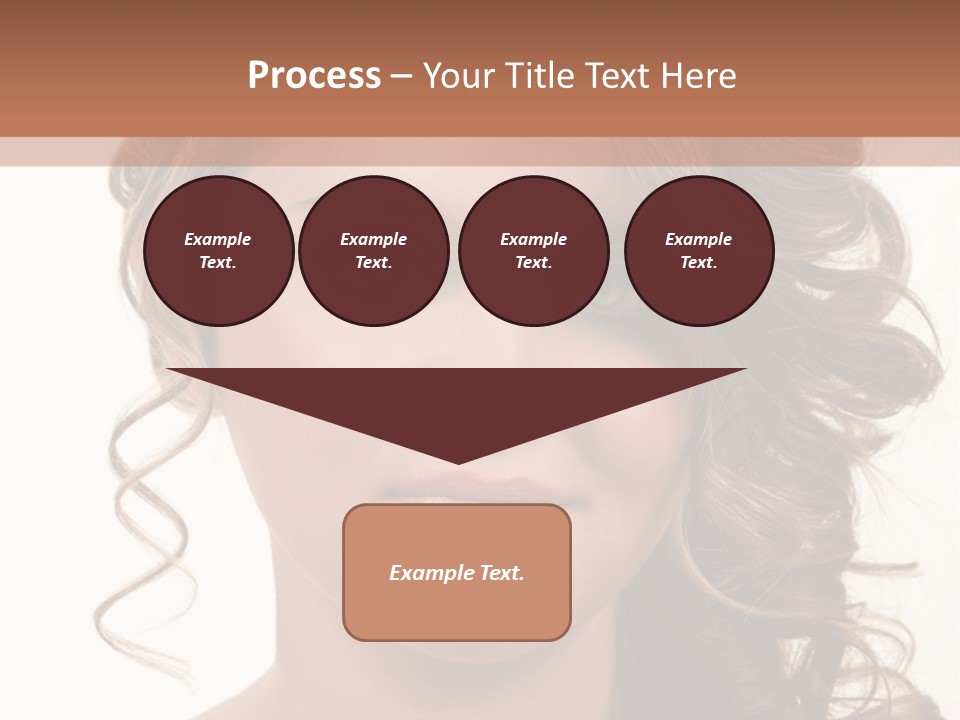 Cosmetic Beautiful Updo PowerPoint Template