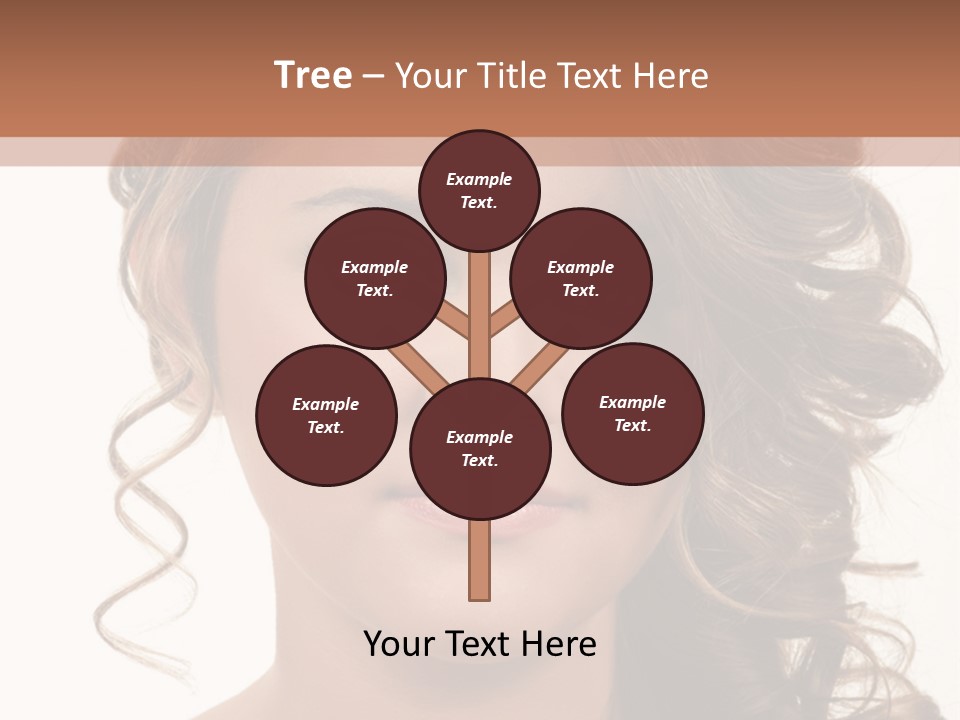Cosmetic Beautiful Updo PowerPoint Template