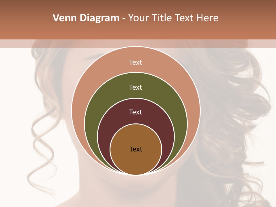 Cosmetic Beautiful Updo PowerPoint Template