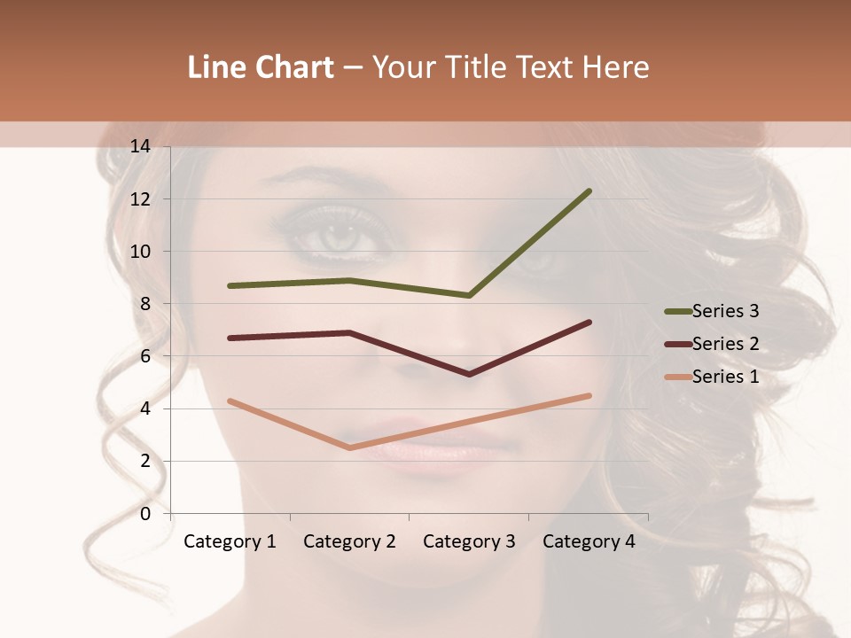 Cosmetic Beautiful Updo PowerPoint Template