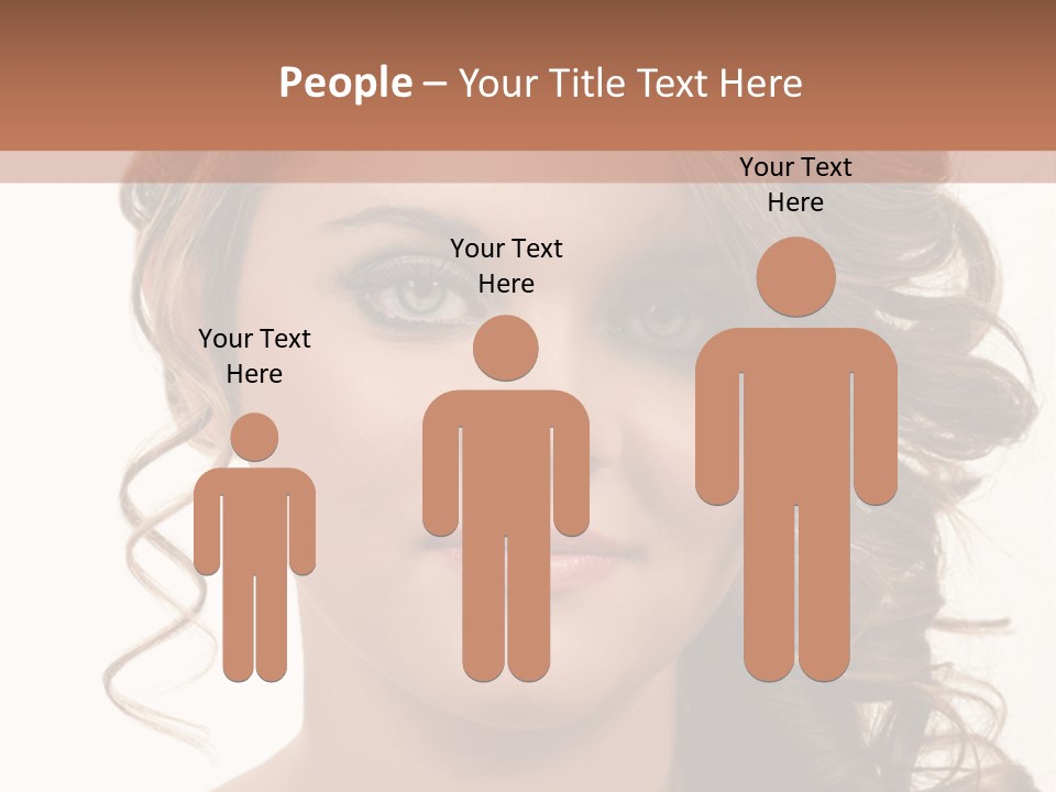 Cosmetic Beautiful Updo PowerPoint Template