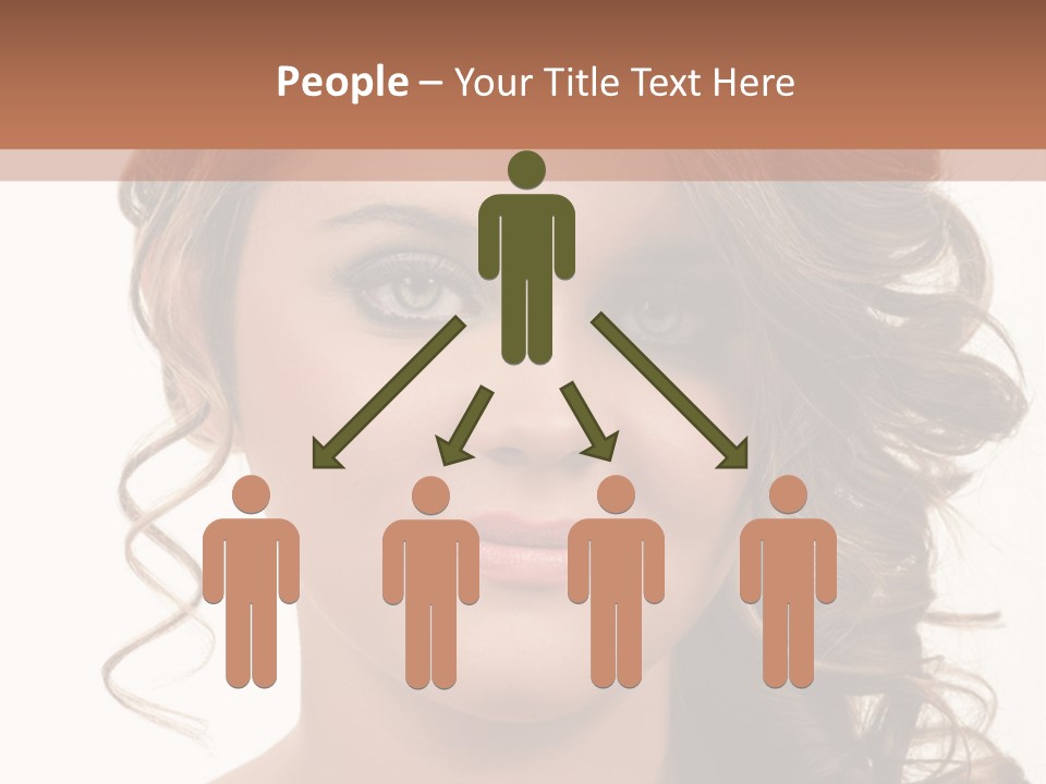 Cosmetic Beautiful Updo PowerPoint Template