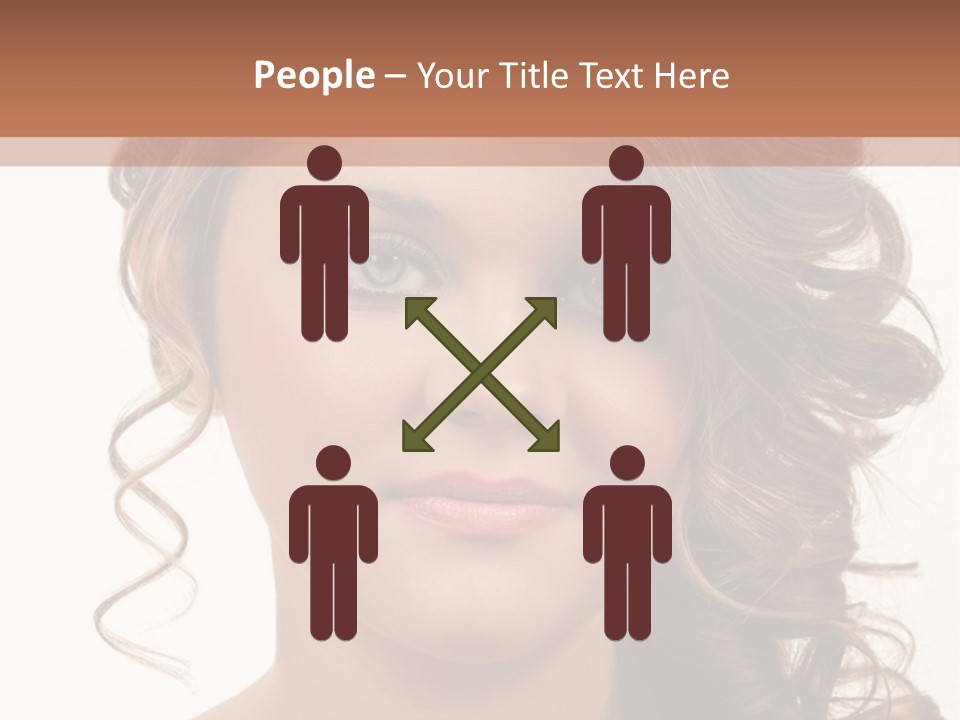 Cosmetic Beautiful Updo PowerPoint Template